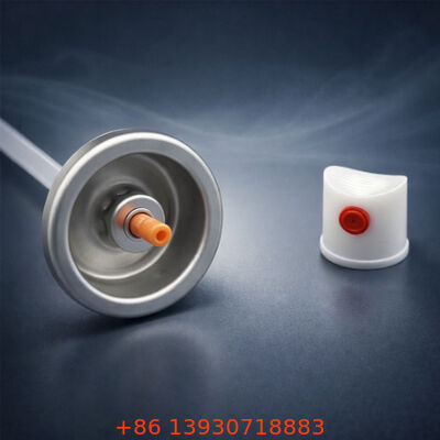 Verbesserte Abdichtung für Aerosolfarbsprühventil mit farblich abgestimmter Oberfläche