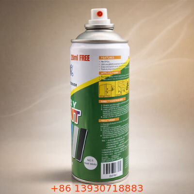 Verbesserte Abdichtung für Aerosolfarbsprühventil mit farblich abgestimmter Oberfläche