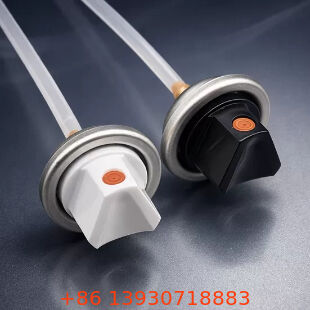 Weiterentwickelte vorfärbte männliche Aerosolfarbenventile für visuell einheitliche Verpackungen