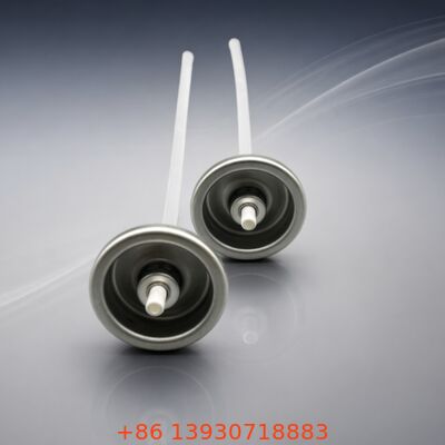 Zinnblechpulver-Nebel-Aerosolventil für Trockenshampoo mit aufrechter oder umgekehrter Anwendung und alkoholbasierten Formulierungen