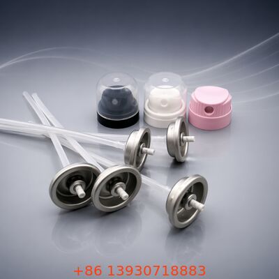 Zinnblechpulver-Nebel-Aerosolventil für Trockenshampoo mit aufrechter oder umgekehrter Anwendung und alkoholbasierten Formulierungen