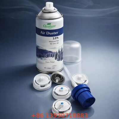Ein Zoll Aerosol-Dosierventil mit Kunststoff-Betätiger und verstellbarer Düse für Deospray-Anwendungen