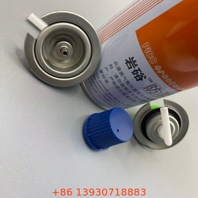 Aerosol-Butan-Gasventil mit auslaufsicherer DNM-Düse, hoher Drucktoleranz und chemikalienbeständigen Materialien für Wintercamping und Kochen in großer Höhe