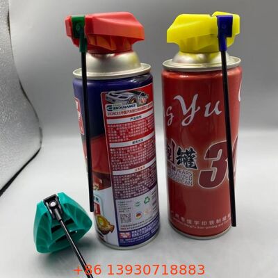 Premium-Aerosol-Faltauslöser mit auslaufsicherem Verriegelungsmechanismus, integriertem Verlängerungsrohr und Dual-Action-Sprühdüse