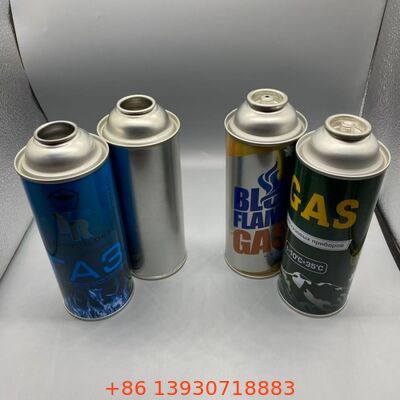 Tinplate 65mm Refillable Butane Gas Canister for Premium Storage Stability