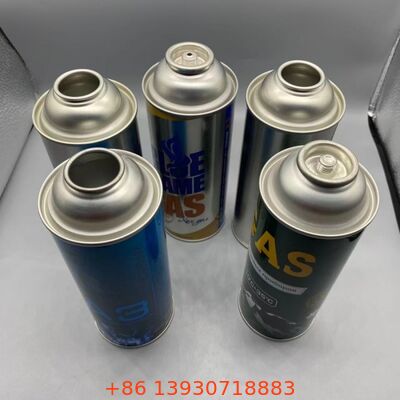 Kassette Gas Hochdruck 18-21 Bar Aerosol Leere Blechdose 65mm 57mm