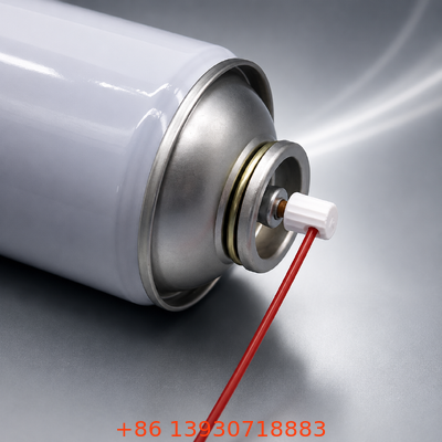 Präzisionsmetall-Aerosolventil mit vier Löchern Hochdruckstrom für Vergaserreinigung in einer Zollgröße