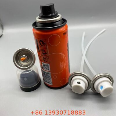 Continuous Spray Hair Glue Aerosol Valve with Precision Mist Anti-Clogging Nozzle and Chemical-Resistant Design
