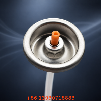 Color-Finished Male Aerosol Valve & Actuator Assembly with Strong Sealing Performance and UV-Resistant Coating for Custom Packaging