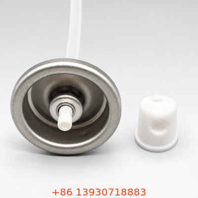 Ein-Zoll-Aerosolventil mit farblich angepasstem Bandventilaktuator für industrielle Verpackungen